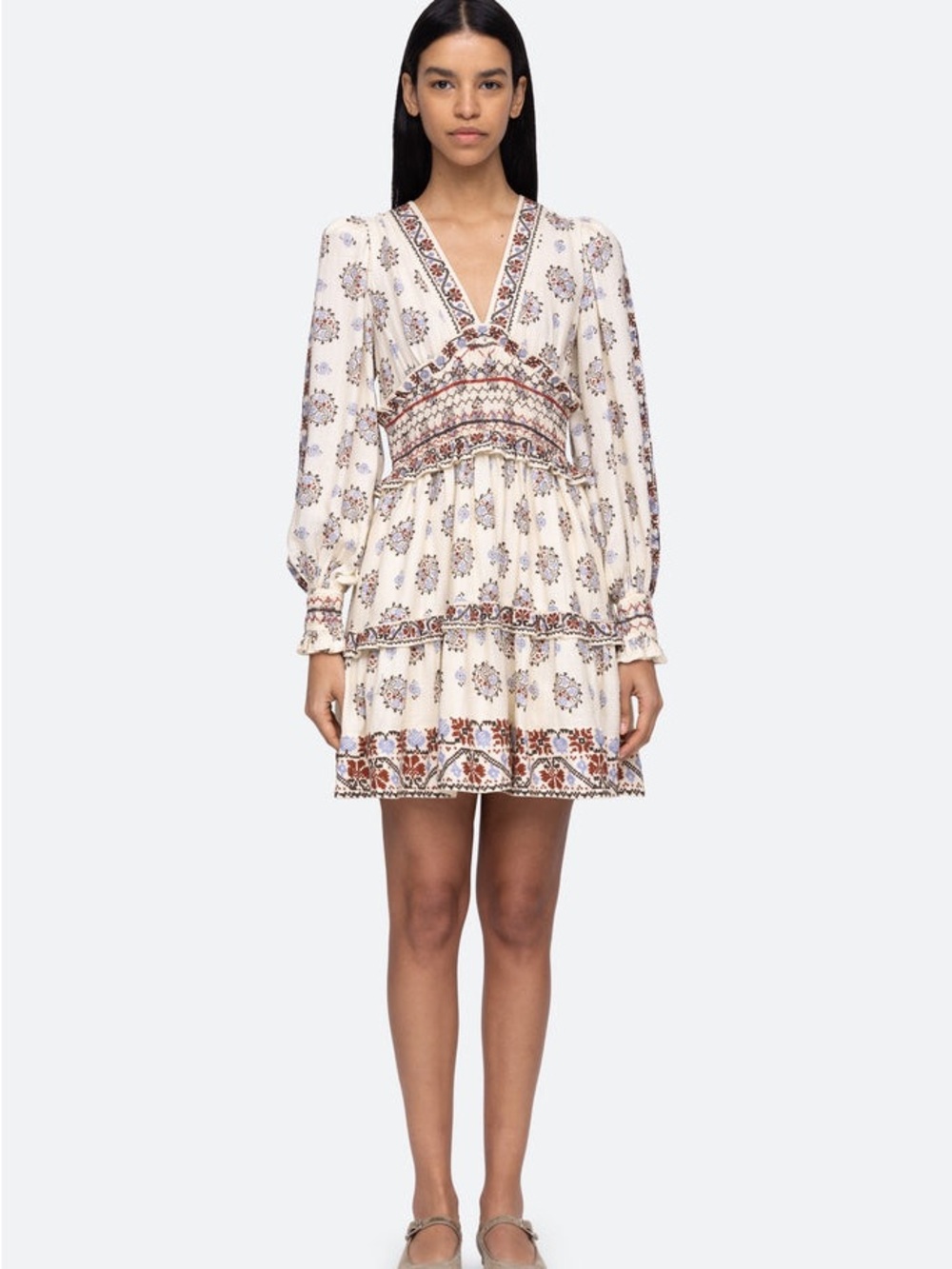 NWT Sea New York Ellabeth Embroidered Mini Dress Size 0